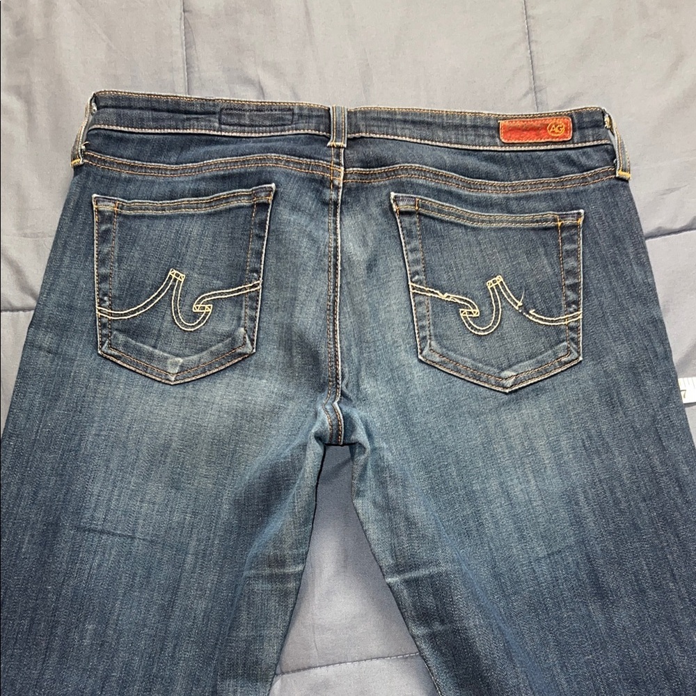 AG Adriano Goldschmied Dark Blue Flare Jeans - Picture 12 of 12
